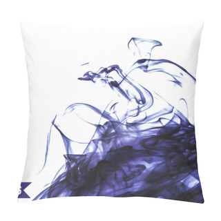 Personality  Vector Abstract Violet Cloud. Ink Swirling In Water, Clouds Of Ink Isolated. Abstract Banner Paints. Pillow Covers