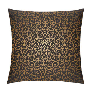 Personality  Vintage Gold Pattern Pillow Covers