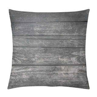 Personality  Black Wall Wood Texture Background Pillow Covers
