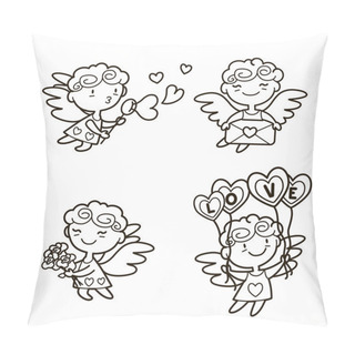 Personality  Cute Cartoon Cupids Pillow Covers