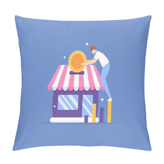Personality  Develop Business And Improve Shop. Property Investment Business. Save To Buy A Shop. Support Small Medium Enterprises. Financial Assistance Or Funding. Investors Use Money To Help Grow The Business Pillow Covers