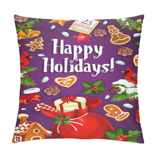 Personality  Christmas Gift And New Year Presents Greeting Card Pillow Covers