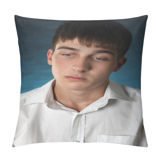 Personality  Sad Young Man Pillow Covers