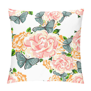 Personality  Seamless Beautiful Floral Pattern Pillow Covers