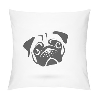 Personality  Pug Dog Pillow Covers