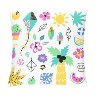 Personality  Summer Vector Elements Collection Pillow Covers
