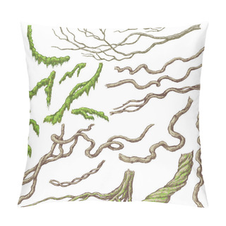 Personality  Liana Branches Sketch Pillow Covers