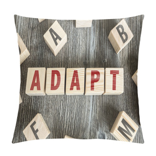 Personality  Wooden Blocks With The Text Pillow Covers