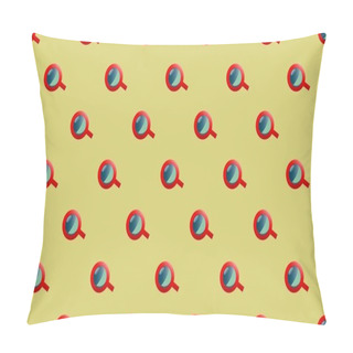 Personality  Colored Background With Different Accessories Pillow Covers