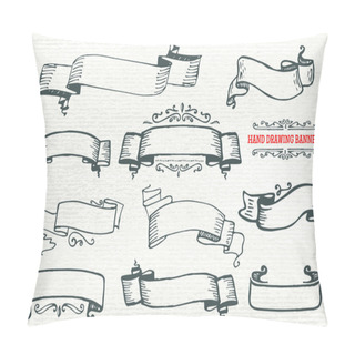 Personality  Vintage Frames And Design Elements. Pillow Covers