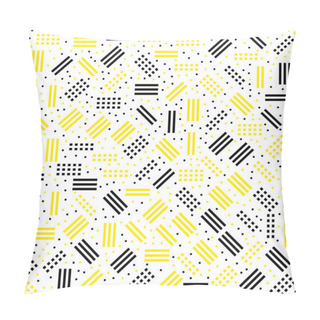 Personality  Hipster Memphis Pattern With Geometric Shapes Pillow Covers