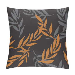 Personality  Elegant Branches And Leaves, Botanical Motifs, Spring Pattern. Vector Seamless Pattern Pillow Covers