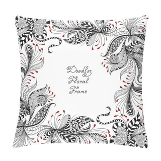 Personality  Vector Red, Black And White Floral Pattern Pillow Covers