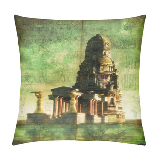 Personality  Fantasy Temple Necronomicon Style Pillow Covers