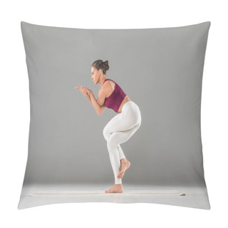 Personality  Woman Practicing Yoga  Pillow Covers