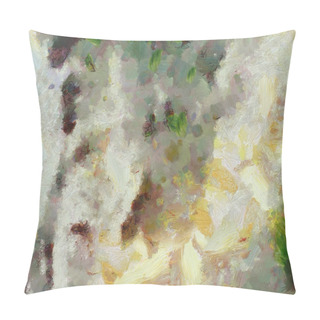 Personality  Weathered Abstract Grunge Texture. Background With Paint Strokes Pillow Covers