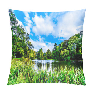 Personality  Ponds And Lakes In The Parks Surrounding Castle De Haar In The Netherlands Pillow Covers