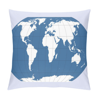 Personality  Robinson Projection Of The World Pillow Covers