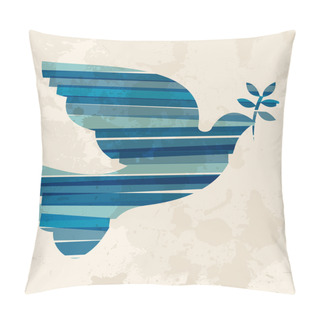 Personality  Vintage Multicolor Dove Pillow Covers