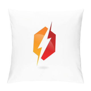 Personality  Electric Hexagon Logo Pillow Covers
