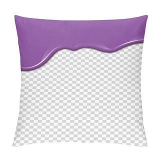 Personality  Vector Purple Splash With Transparency Background.  Pillow Covers