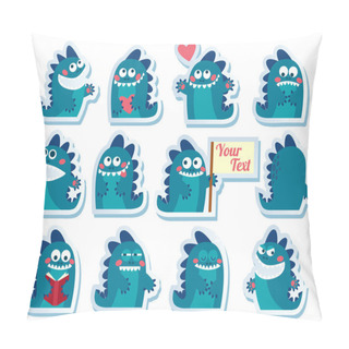 Personality  Cute Character Monsters Pillow Covers