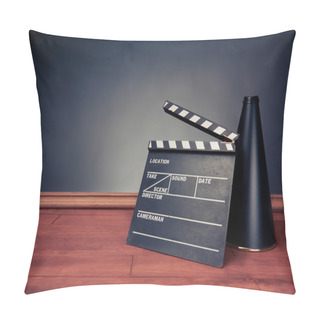 Personality  Filmmaking Scene With Dramatic Lighting Pillow Covers