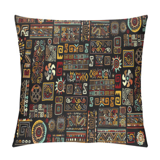 Personality  Ethnic Handmade Ornament, Seamless Pattern For Your Design Pillow Covers
