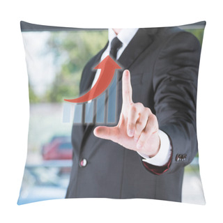Personality  Businessman Pointing With Finger   Pillow Covers