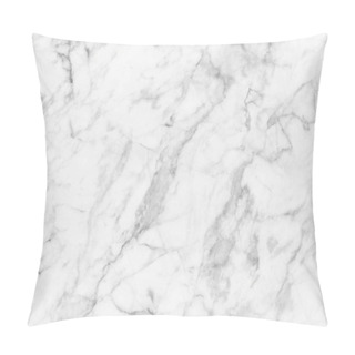 Personality  White Marble Patterned Texture Background For Design. Pillow Covers