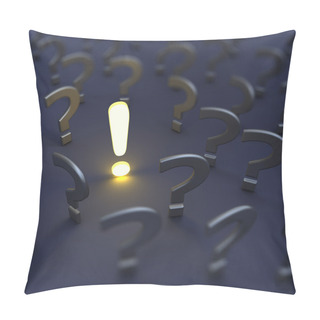 Personality  Questions And Answer Pillow Covers