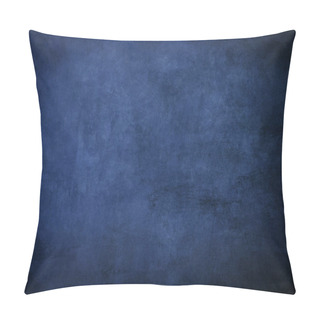 Personality  Dark Blue Grungy Distressed Canvas Bacground  Pillow Covers
