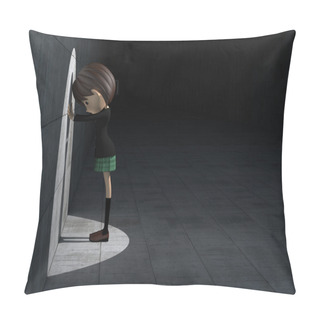 Personality  Female Students To Be Discouraged. Pillow Covers