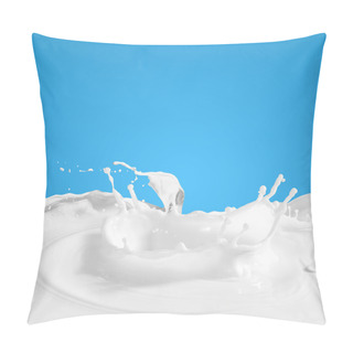 Personality  Pouring Milk Splash Pillow Covers