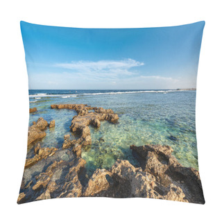 Personality  Red Sea Near Marsa Alam, Egypt, Africa. Seascape With The Coral Reef And The Coastline Pillow Covers