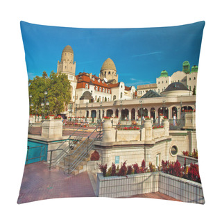 Personality  Gellert Thermal Baths In Budapest Pillow Covers