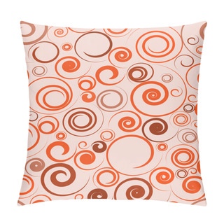 Personality  Abstract Background With Spirals Pillow Covers