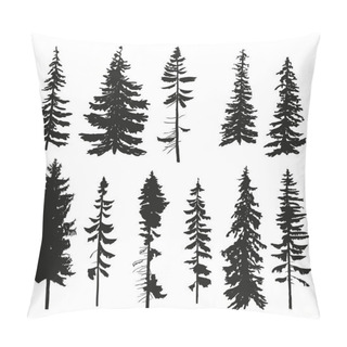 Personality  Pine Silhouettes Collection Pillow Covers