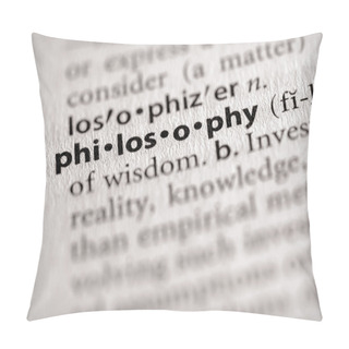 Personality  Dictionary Series - Philosophy: Philosophy Pillow Covers