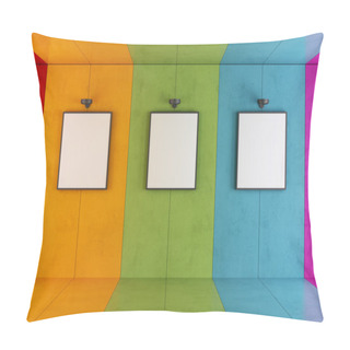 Personality  Colorful Modern Art Gallery Pillow Covers