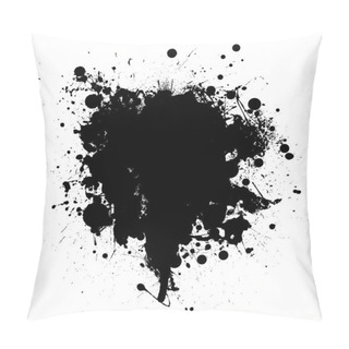 Personality  Black Ink Splatter Pillow Covers
