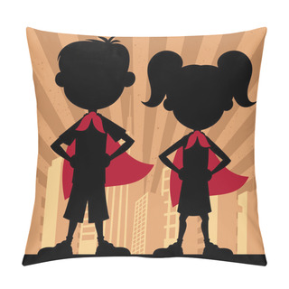 Personality  Super Kids 2 Pillow Covers