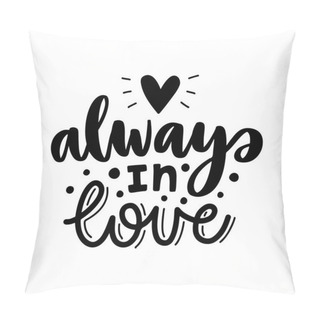 Personality  Vector Typography Romantic Poster Pillow Covers