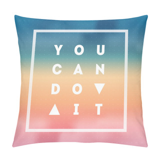 Personality  Typographical Poster Template Pillow Covers