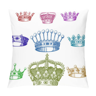 Personality  Old Crown Set Pillow Covers