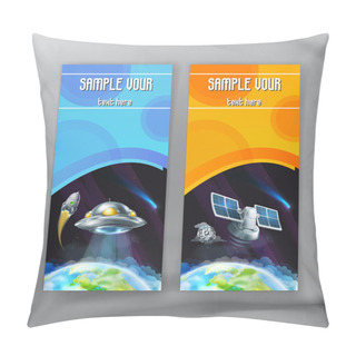 Personality  Set With  Space Flyers Pillow Covers