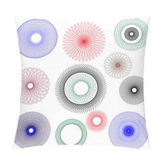 Personality  Spirographs Pillow Covers