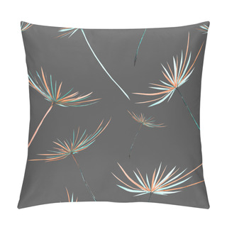 Personality  Seamless Floral Pattern With The Watercolor Dandelion Fuzzies Pillow Covers