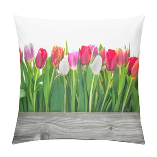 Personality  Spring Tulips Flowers Pillow Covers