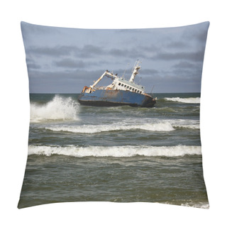 Personality  Shipwreck - Skeleton Coast - Namibia Pillow Covers